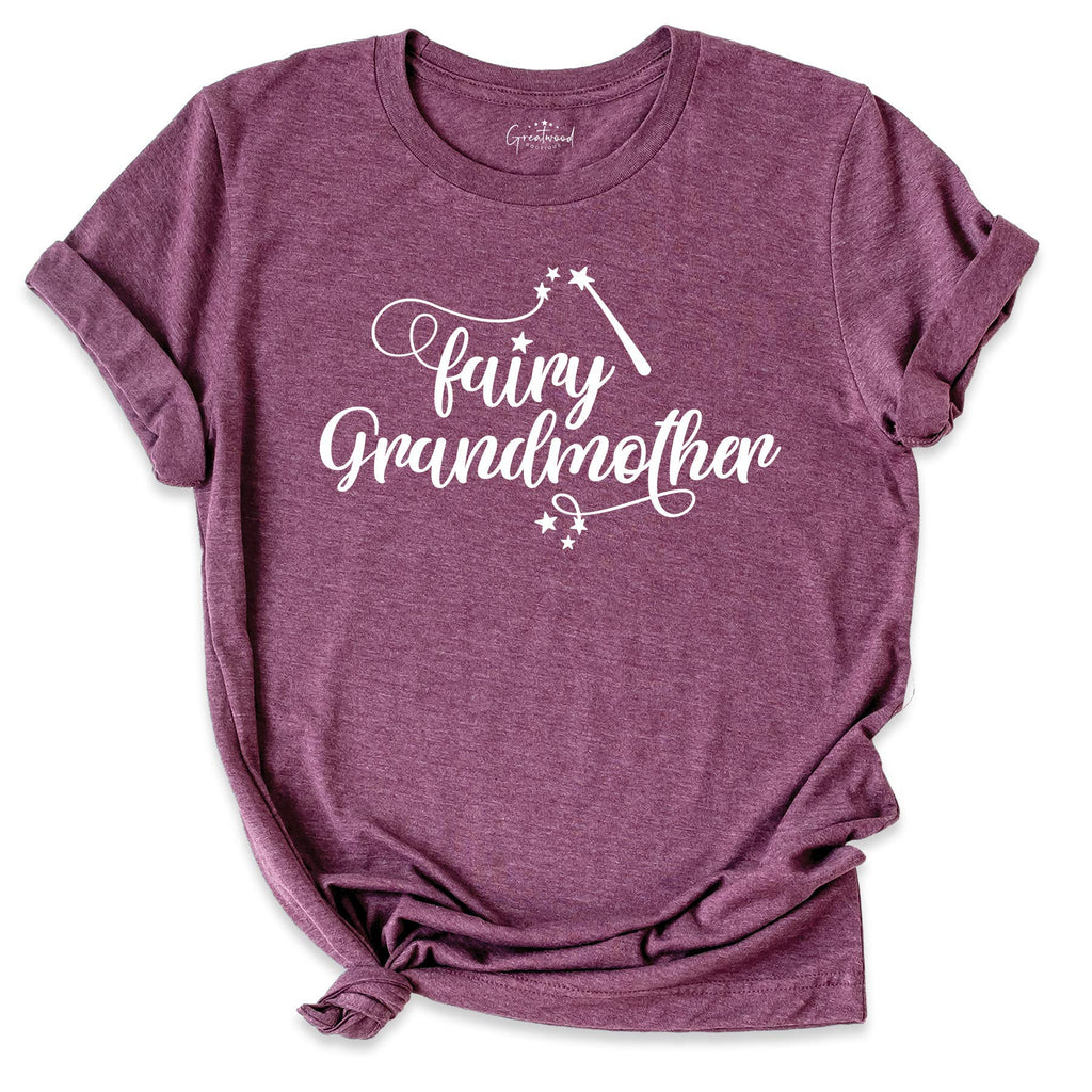 Generic Fairy Grandmother Shirt, Grandma T-Shirt, Nana Vacation Outfit, Mothers Day Gift Idea, White, One Size, Short Sleeve, Crew Neck, V-Neck, Regular Fit, Adult, Women's Fashion T-Shirts
