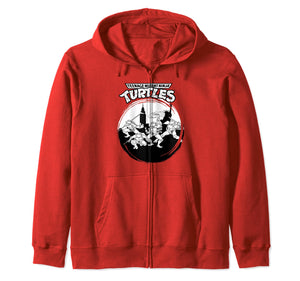 Mademark x Teenage Mutant Ninja Turtles - Original Teenage Mutant Ninja Turtles Black White New York Zip Hoodie