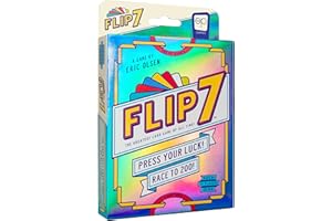 Flip 7, The Ultimate Blend of Press Your Luck and Strategy, Fast-Paced Addictive Card Game, Quick to Learn and Easy to Teach, Perfect for Game Nights, 3+ Players, Ages 8 & Up, 20 minutes Play Time