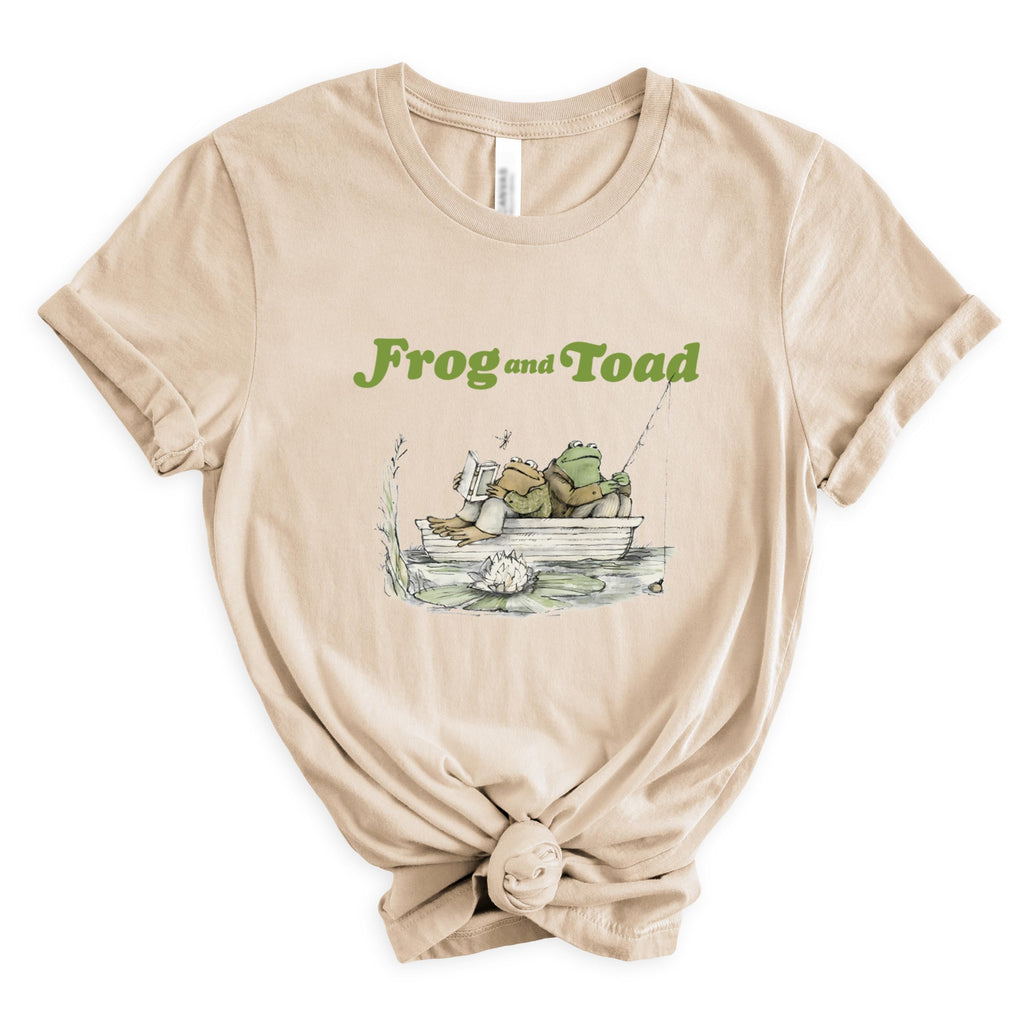 Frog and Toad Shirt, Vintage Classic Book Cover Tee, Retro Frog and Toad T-Shirt, 90s Book Lover Shirt, Frog and Toad Lovers Gift