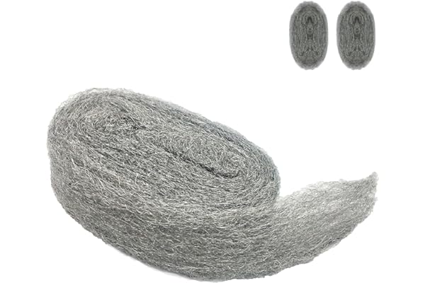Steel Wool Mice Control, 2 Pack 3" x10 Ft Hole Filler, Gap Blocker, Barrier, Protect Against Animals in Holes Holes, Siding, Pipeline, Vents for Garden, House, Garage