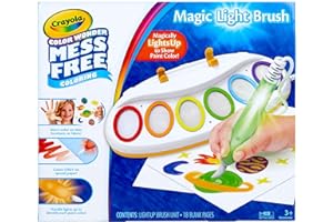Crayola Color Wonder Magic Light Brush, Mess Free Painting Station for Kids, Toddler Toys & Activities, Holiday & Christmas Gifts for Kids, Ages 3+