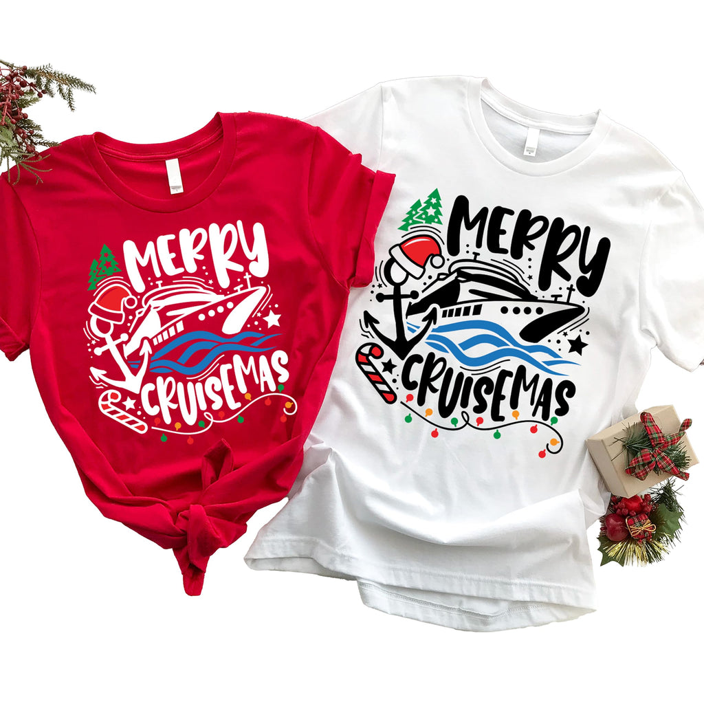 Christmas Cruise Outfits for Women and Men, Family Cruise Shirts, Matching Christmas Tshirts