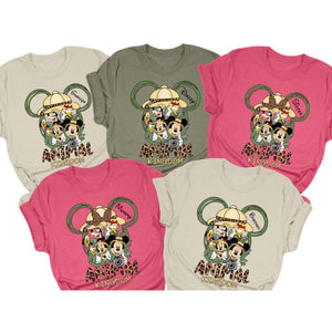 Custom Safari Animal Matching Shirts – Personalized Family Trip Tees, Adventure Vacation Outfit, Group Jungle Theme Shirt