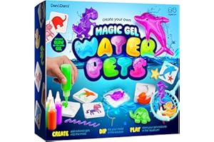 Dan&Darci Aqua Fairy Water Gel Kit for Kids - Magic Elf Toy Kits - Waters Pets - DIY Squishy Maker Set - Craft for Kids - Make Your Own Squishies Toys Crafts for Boys & Girls