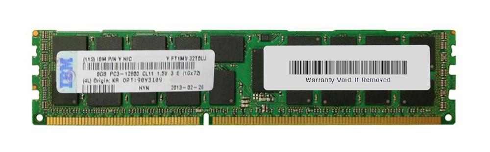 90Y3109 - IBM 8GB 1600MHz DDR3 PC3-12800 ECC Registered CL11 240-Pin DIMM 1.5V Dual Rank x4 Memory Module