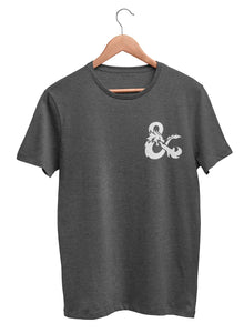D&D Shirt, Pocket Dragon, DM Shirt, D20 Tshirt Black