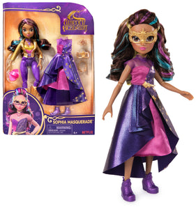 Unicorn Academy, Sophia Masquerade Ball Doll with 9 Accessories, 9.5”, Dolls & Unicorn Toys for Girls