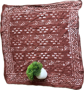 RadhagovindHandicraft Bandana 100% Cotton Bandanas, Bohemian Style Cotton Neck Scarf, Boho Soft cotton bandana, Neckerchief, Cotton Square Scarf gift handkerchief ECO priendly print Best Gift