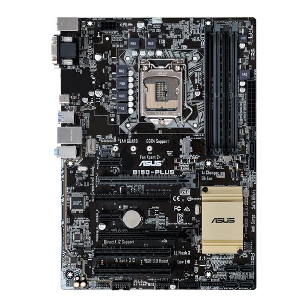 B150-PLUS - ASUS Intel B150 DDR4 4-Slot System Board (Motherboard) Socket LGA1151