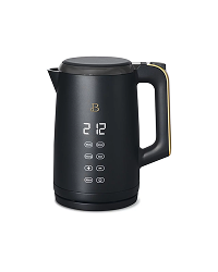Beautiful 1.7L One-Touch Electric Kettle, Black Sesame By Drew Barrymore