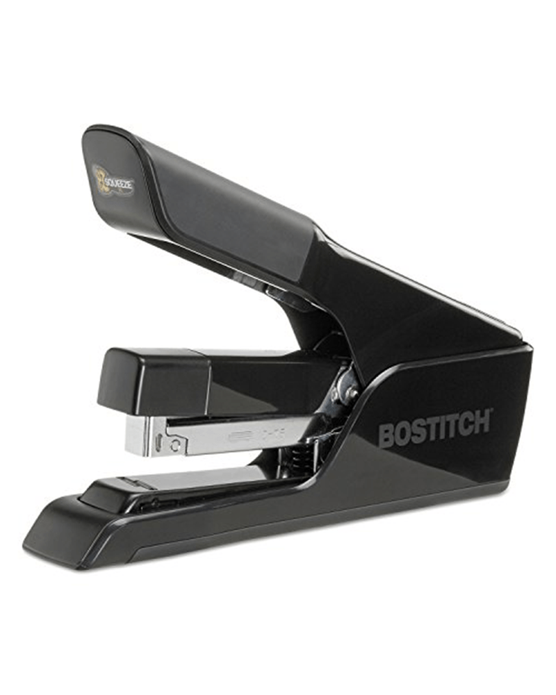 Bostitch Ez Squeeze™ 130-Sheet Heavy-Duty Stapler With Protection, Black