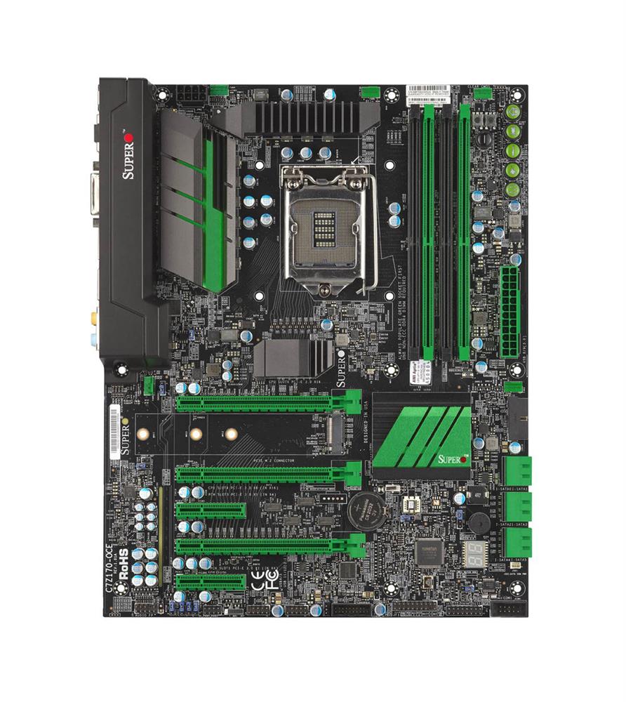 C7Z170-OCE-O - SuperMicro LGA1151/ Intel Z170/ DDR4/ SATA3/USB3.1/ M.2/ A/2GbE/ ATX Motherboard