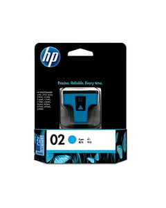 HP 02 C8771WA Cyan Ink Cartridge – 350 Page Yield (Original HP)