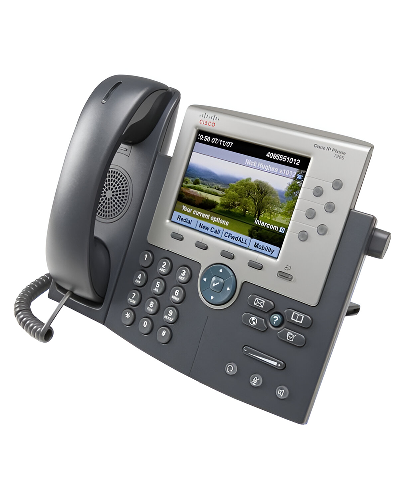 CP-7965G-RF|7965G 6-Lines Dual-Port Ethernet 5-inch LCD VoIP Phone