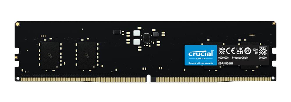 CT8G48C40U5 - Crucial 8GB 4800MHz DDR5 PC5-38400 Non-ECC CL40 288-Pin DIMM 1.1V Memory Module