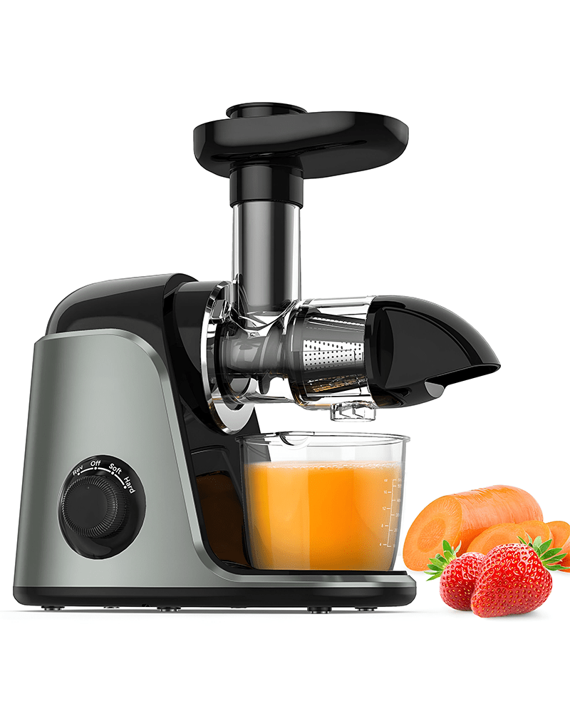 Cold Press Juicer, Orfeld Slow Masticating Juicer Extractor Easy To Clean, Reverse Function, For Vegetable And Fruit