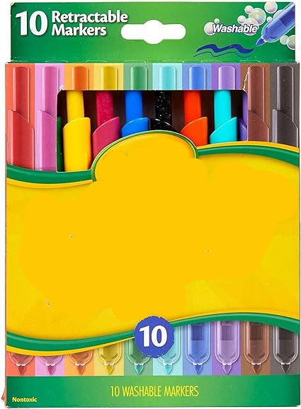 Crayola Clicks Retractable Markers packaging with colorful markers inside