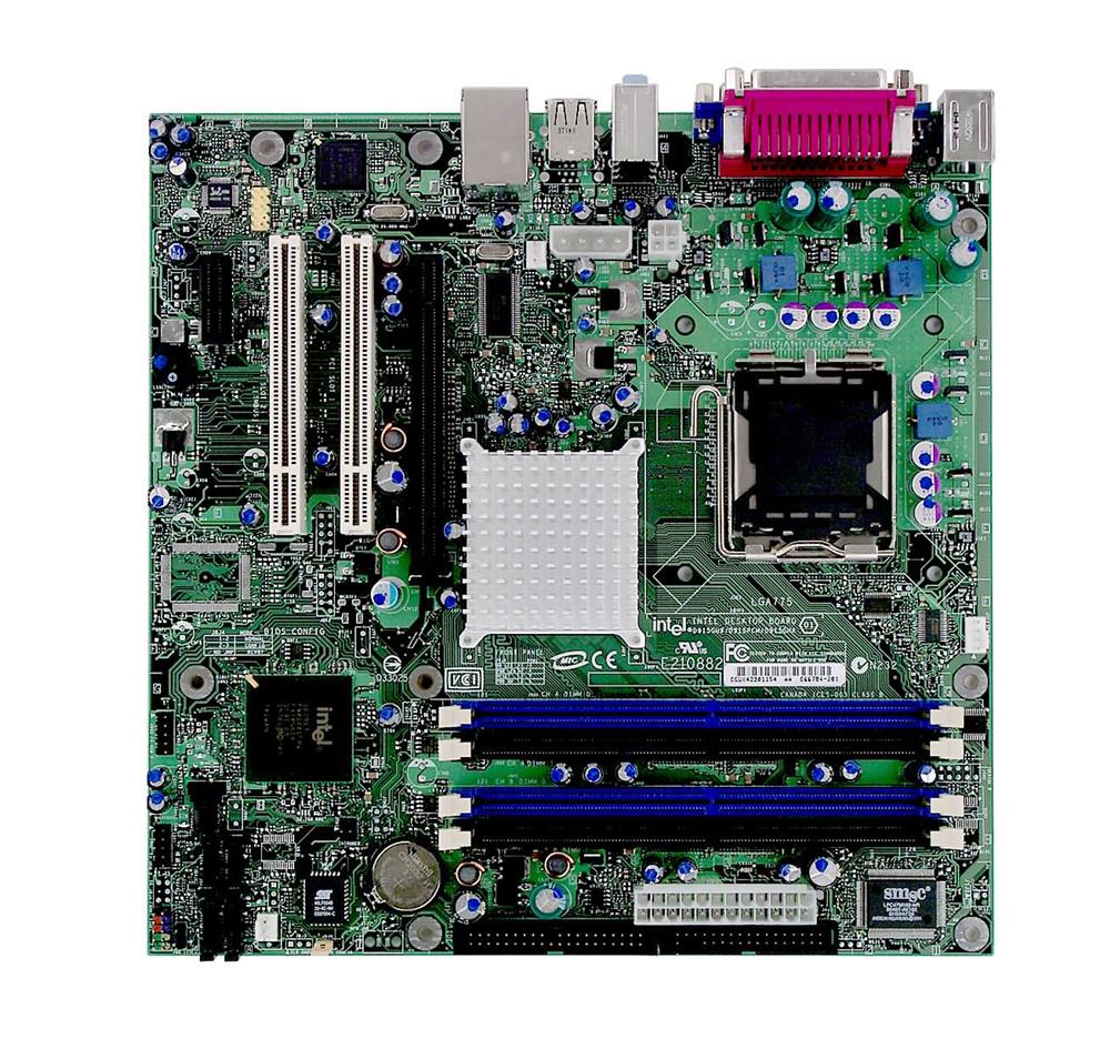 D915GUX - Intel Desktop Motherboard 915G Chipset Socket T LGA775 Micro ATX 1 x Processor Support