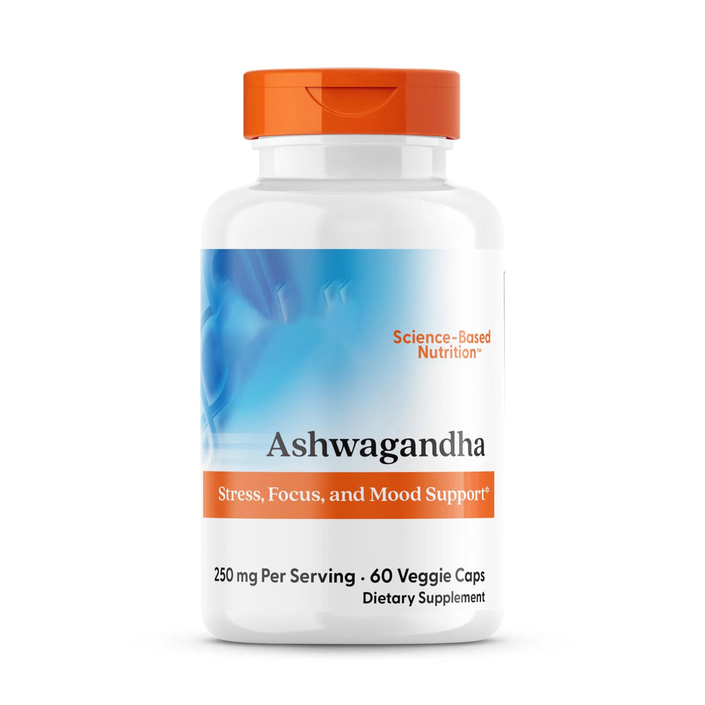 Doctor's Best Ashwagandha with Sensoril, Ayurvedic Herb, Standardized Withania somnifera Extract, Clinically Proven to Support Mental Focus, Cardiovascular Health & Healthy Energy, 125mg, 60 Count