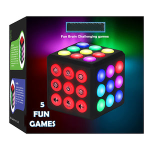 Electronic Brain & Memory Game Cube - Fun Toy Gift Ideas for Ages 6-12+ Year Old Boy & Girl - Cool Toys for Boys and Girls - Handheld Games Gifts for Kids and Teens