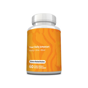 Energy Supplement Vitamins for Energy and Tiredness - Vitamin B Complex, Ashwagandha - Energy Supplements for Men and Woman - Caffeine Free, No Jitters - 60 Capsules, 1 Month Supply - Vegan