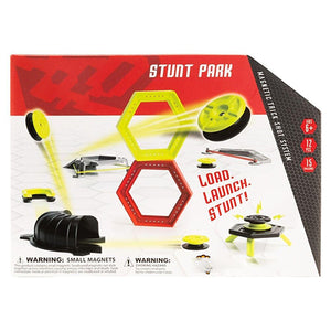 Fat Brain Toys Magshuto Stunt Park, Trick Shot System, Magnet Toys Skill Disc Launch Set, Magnet Game for Kids and Tweens