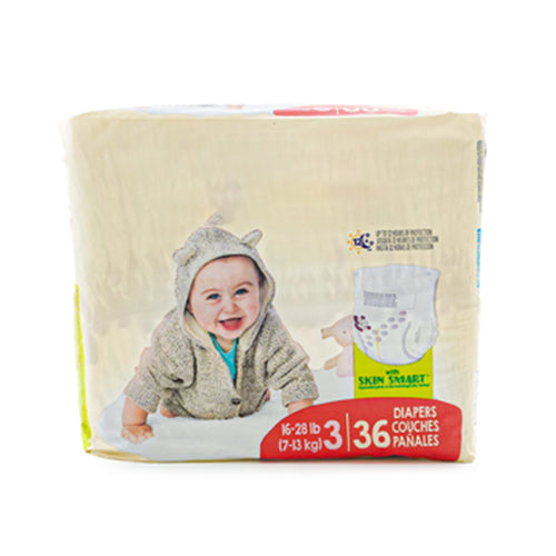 First Quality Products Inc CR3001 Premium Jumbo Diapers, Size 3, 5 packs of 36