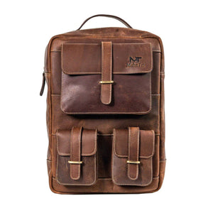 MaheTri Portland Leather Backpack