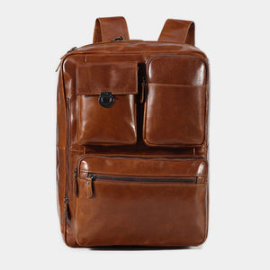 The Convertible Leather Backpack