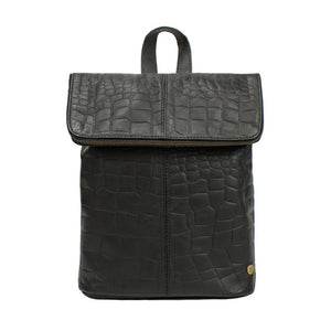 The Black Soho Leather Backpack