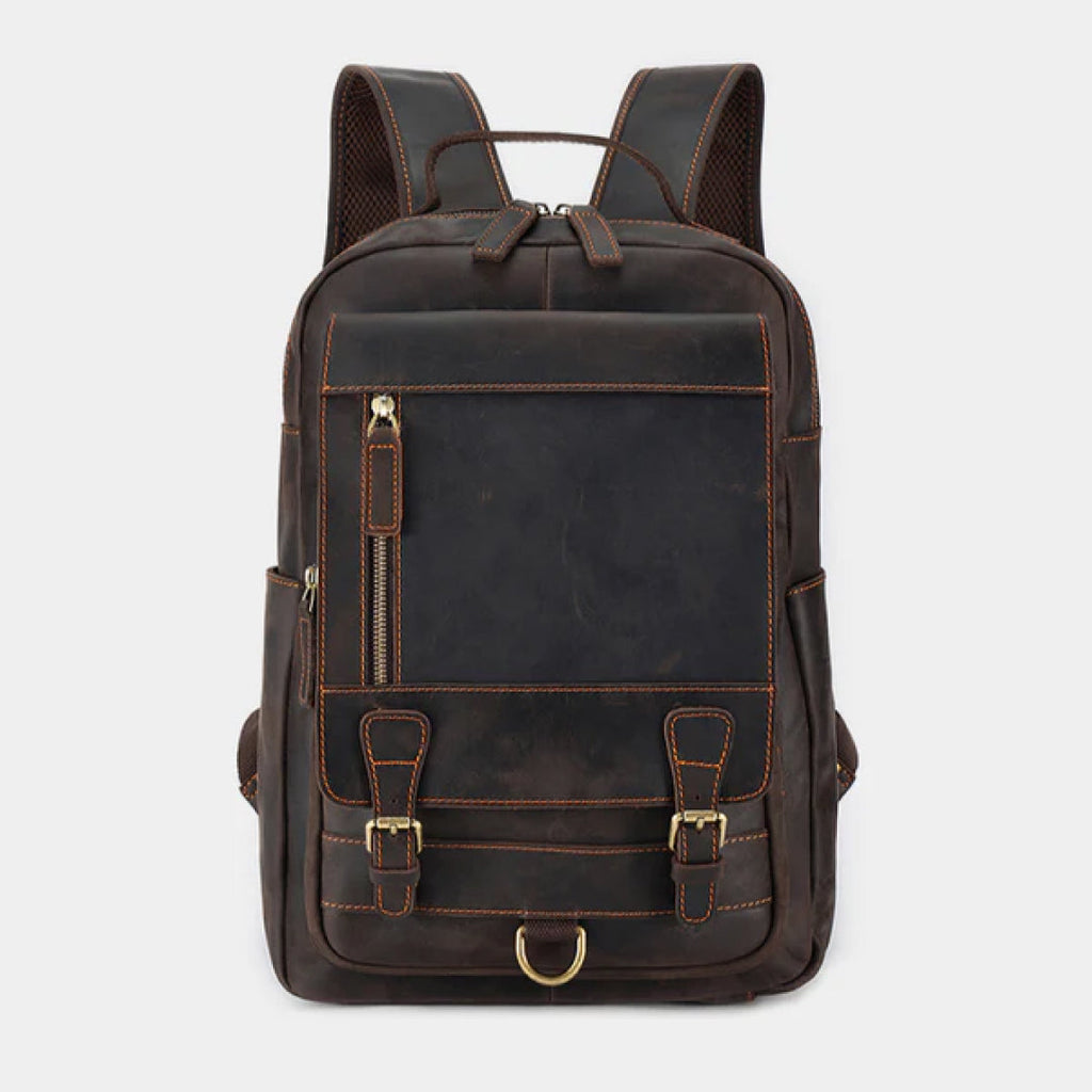 The Flappack Leather Backpack