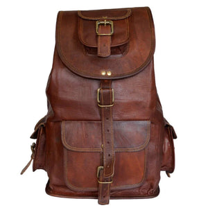 The Outdoor Hiking Leather Backpack