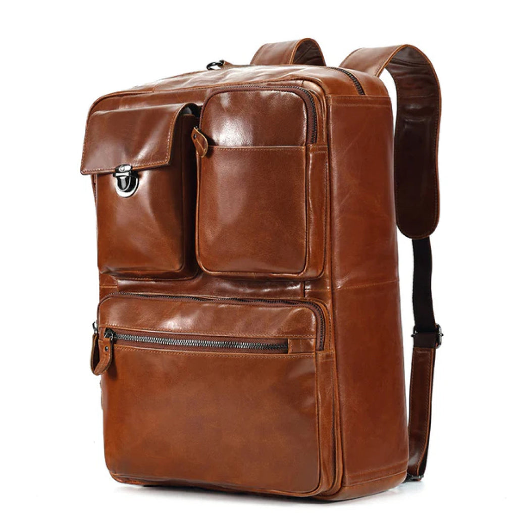The Convertible Leather Backpack