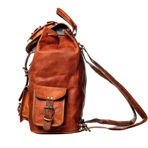 The Alvarado Tanned Leather Backpack