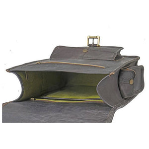 Texas Black Leather Backpack