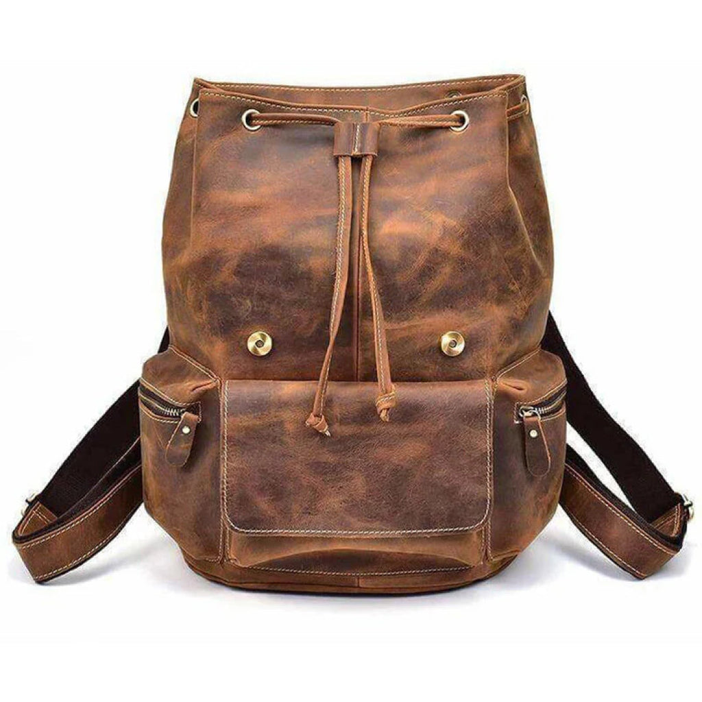 The Armstrong Buffalo Leather Backpack