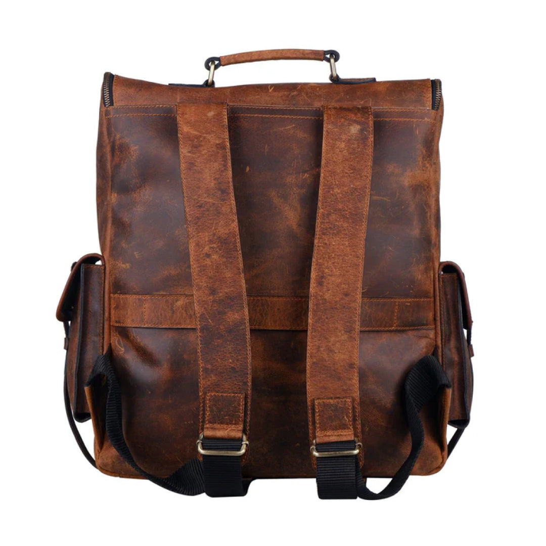 The Solar Flare Leather Backpack