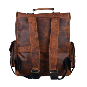 The Solar Flare Leather Backpack