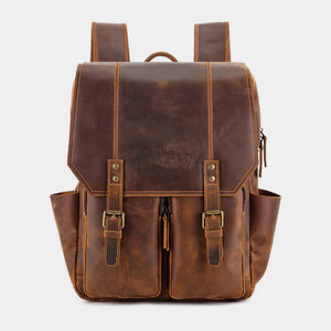 The Compact Leather Backpack