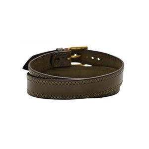 Men's Green Cedar Lane Leather Belt