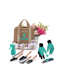 Garden Tools Set “ 9 Piece Gardening Kit