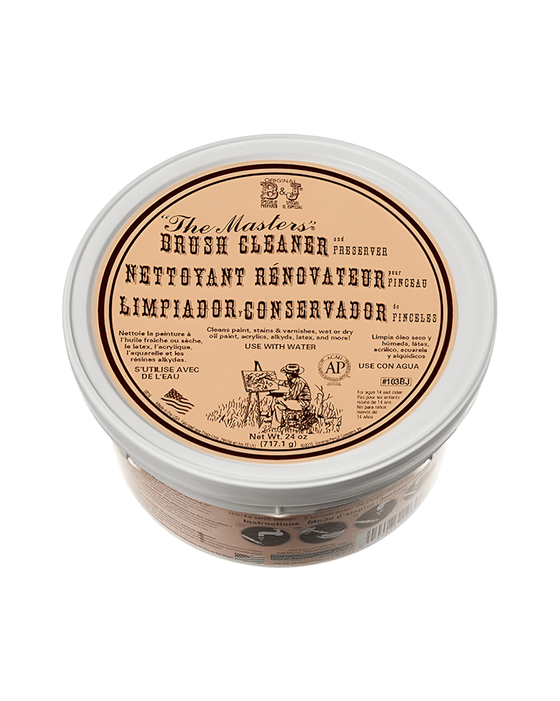 General Pencil 103-Bj The Masters Brush Cleaner And Preserver Tub, 24-Ounce