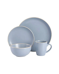 Gibson Home Rockaway 32 Piece Dinnerware Set “ Blue