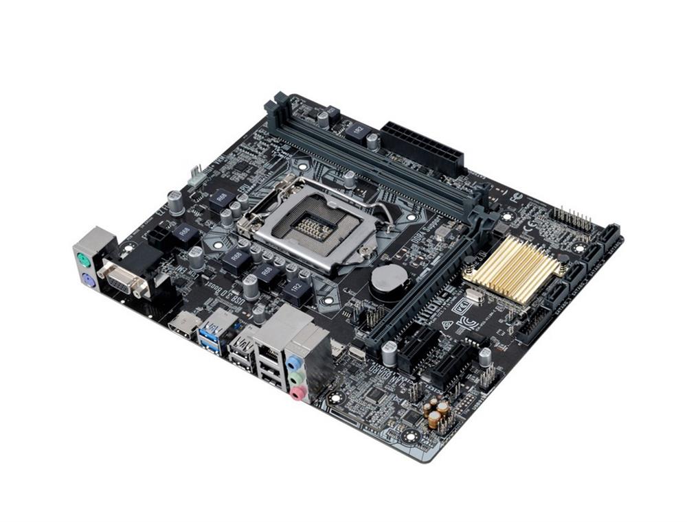 H110M-E - ASUS LGA1151/ Intel H110/ DDR4/ SATA3/USB3.0/ A/GbE/ MicroATX Motherboard