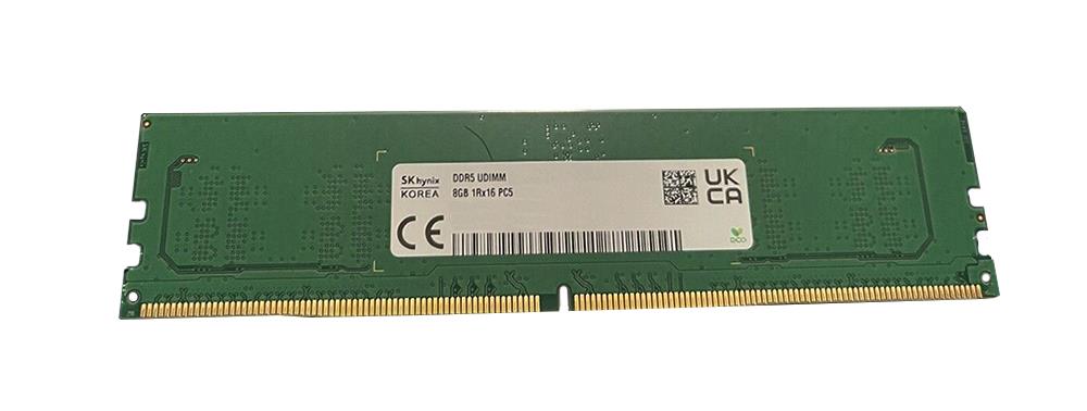 HMCG66MEBUA081N - Hynix 8GB 4800MHz DDR5 PC5-38400 Non-ECC CL40 288-Pin DIMM 1.1V Single Rank x16 Memory Module