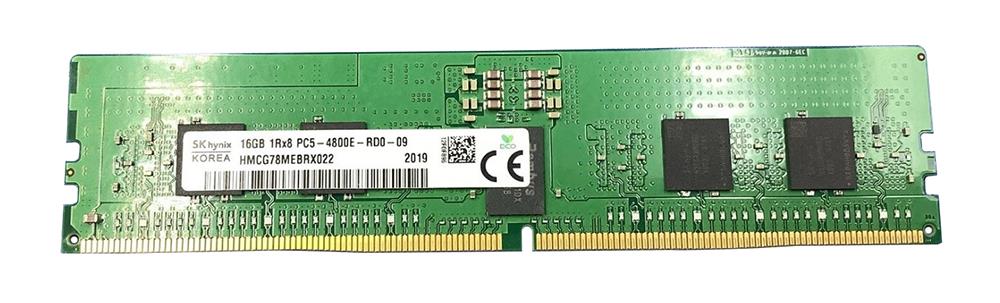 HMCG78MEBRX022 - Hynix 16GB 4800MHz DDR5 PC5-38400 ECC Registered CL40 288-Pin DIMM 1.1V Single Rank x8 Memory Module