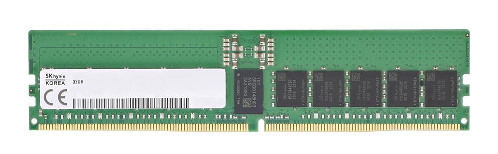 HMCG88BHBRA292N - Hynix 32GB 6400MHz DDR5 PC5-51200 ECC Registered CL46 288-Pin DIMM 1.1V Dual Rank x8 Memory Module