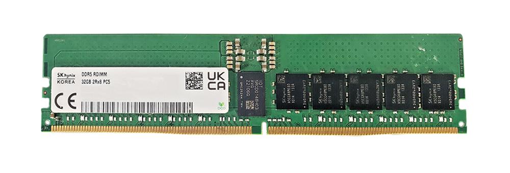 HMCG88MEBRA112N - Hynix 32GB 4800MHz DDR5 PC5-38400 ECC Registered CL40 288-Pin DIMM 1.1V Dual Rank x8 Memory Module