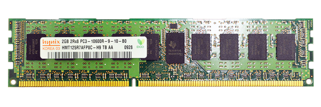 HMT125R7AFP8C-H9 - SK Hynix 2GB 1333MHz DDR3 PC3-10600 ECC Registered CL9 240-Pin DIMM 1.5V Dual Rank x8 Memory Module